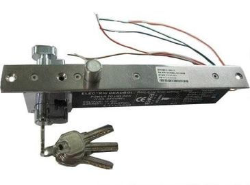 धातु इलेक्ट्रिक ड्रॉप बोल्ट दरवाज़ा लॉक असफल सुरक्षित सिलेंडर कुंजी मैनुअल ओपन