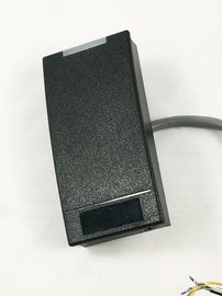 RFID Gate Access Control System IP65 , Black RFID Card Reader With Wiegand Output