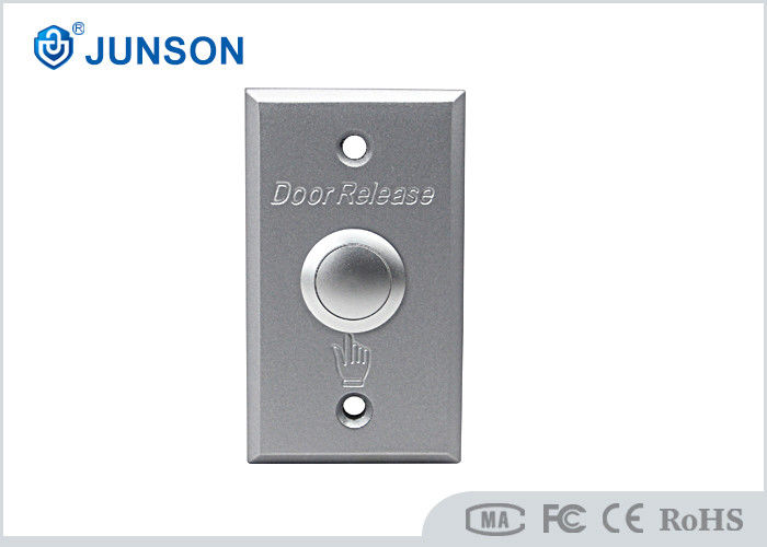 Keyless Door Mag Lock Release Button Weatherproof With Aluminum Panel