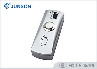 Zinc Alloy Small Door Exit Button With Back Box ,  No / Com Contact