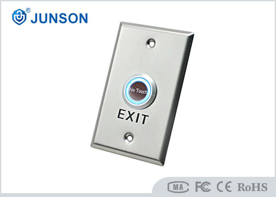 2 मिमी मोटाई बाहर निकलें पुश बटन सैंडब्लास्ट फिनिशिंग 36VDC डोर रिलीज़ स्विच