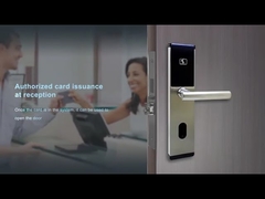 201 स्टेनलेस स्टील कॉन्टैक्टलेस आरएफआईडी कार्ड लॉक प्लेटिंग एफसीसी