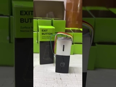 मिनी नो टच एक्जिट बटन जस्ता मिश्र धातु डीसी12वी वाटरप्रूफ आईपी68 एलईडी संकेतक के साथ