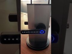 आपके लिए क्विक लॉक आइडेंटिफिकेशन के साथ ब्लैक स्क्वायर हैंडल फ़िंगरप्रिंट डोर लॉक तुया ऐप पेश करें