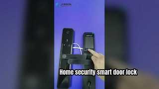 WIFI Tuya ऐप स्मार्ट फिंगरप्रिंट डोर लॉक पीपहोल कैमरा के साथ