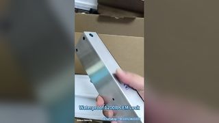 वाटरप्रूफ 1200lbs इलेक्ट्रिक मैग्नेटिक लॉक